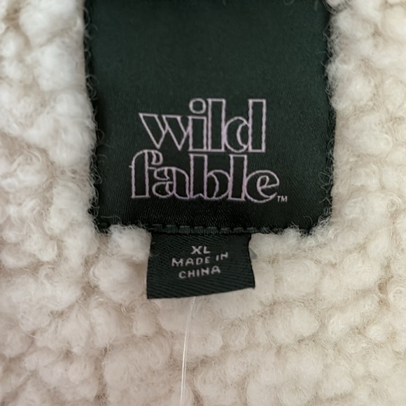 NWT Wild Fable Faux Shearling Jacket - Picture 7 of 8